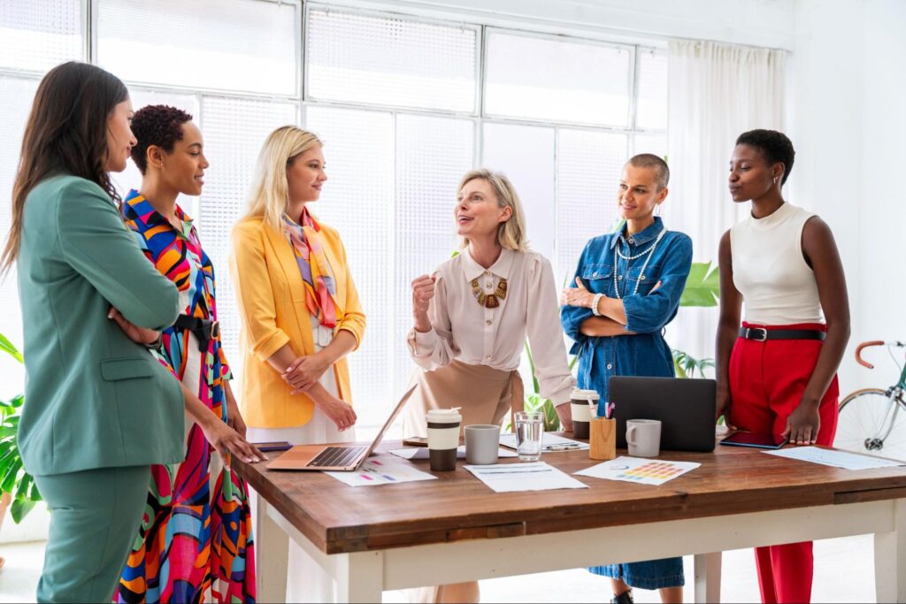 przełożona rozmawiająca otwarcie z zespołem