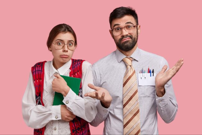 zdezorientowani pracownicy