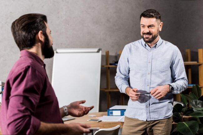 rozmowa z przełożonym